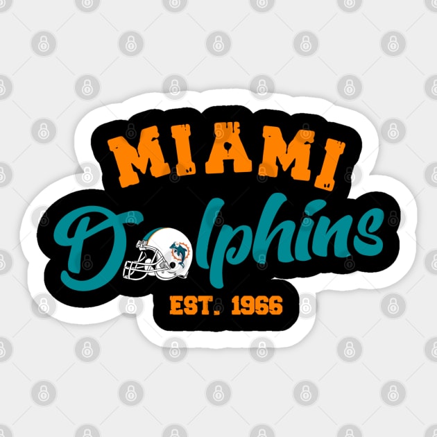 Miami dolphins Sticker by BandarTogel05